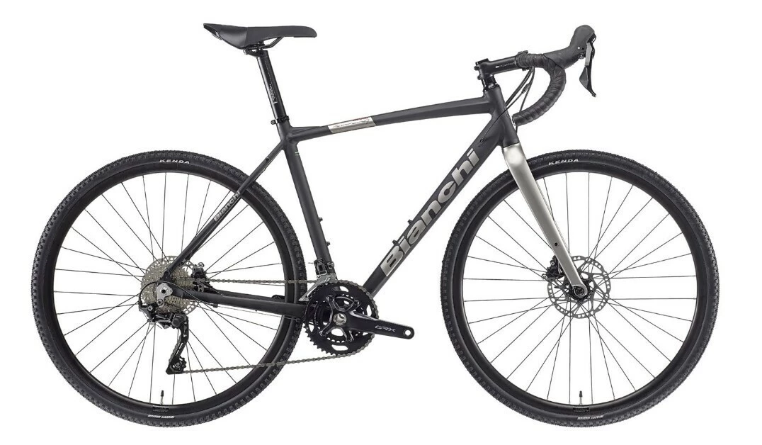 Bianchi Via Nirone7 Allroad GRX400 2X10V Black Grey