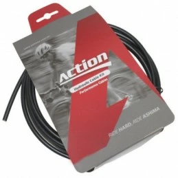 Marque Durite Frein Disque Action Noir 2.5M (Kit Avec 4 Banjos Complets) Universel Pour Shimano Et Autres Frein - Gaine Hydraulique