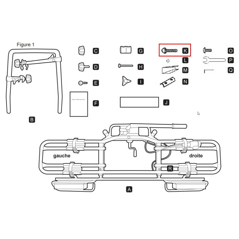 France Attelage Pièce De Rechange MFT : Vis à Tête Bombée M8x35 K Pour Multi-Cargo-2-Family – Image 3