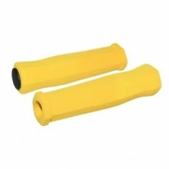 Marque Poignee City-Vtt Newton Mousse Haute Densite Jaune 125Mm (Paire)
