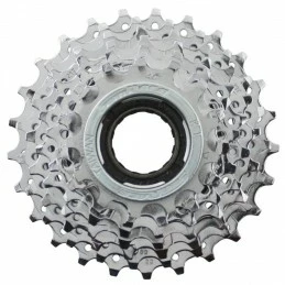 Marque Roue Libre 7 Vitesses Sunrace 13-25 Chrome En Boite – Image 2